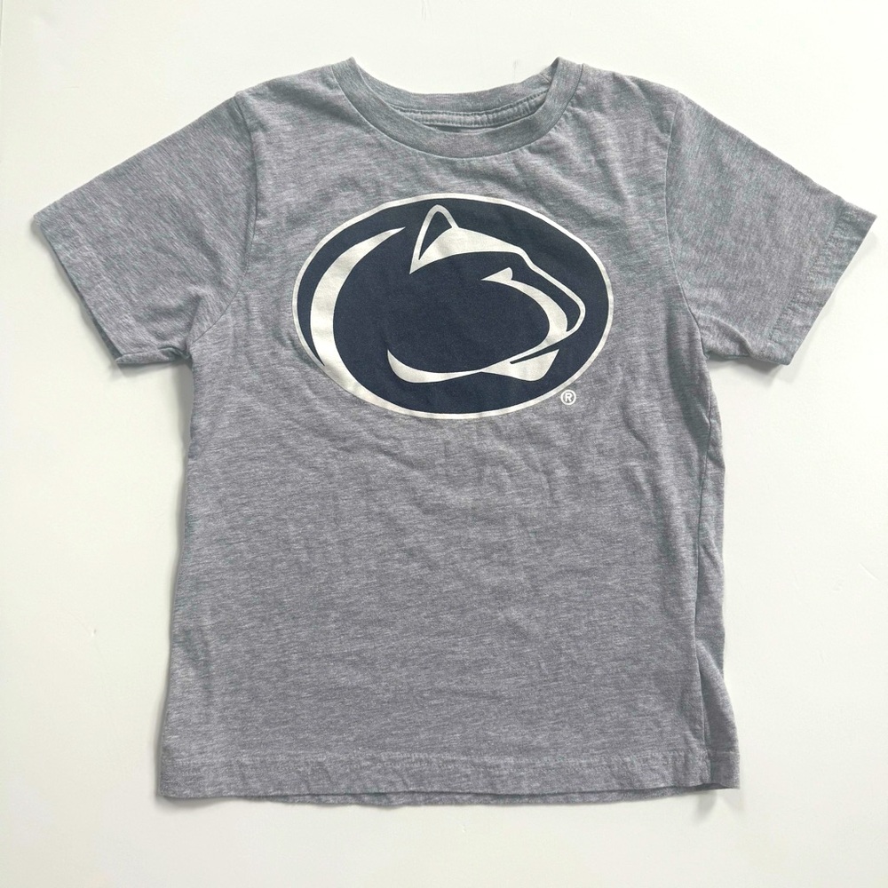 Pennsylvania State University Distressed Logo Unisex Youth T Shirt Size 7